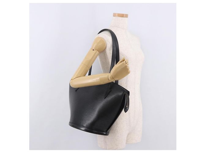 LOUIS VUITTON Borsa a Spalla Epi Saint Jacques Nera M52272 Auth bs35995 Nero - vista 22
