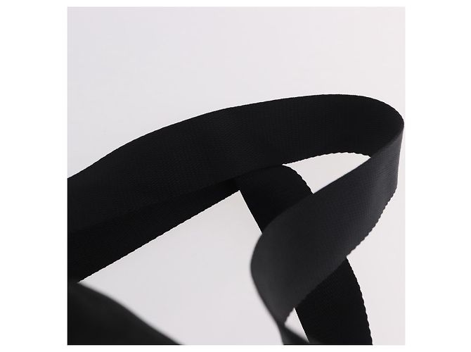 Zaino PRADA Nylon Nero Argento Auth 188443 - vista 15