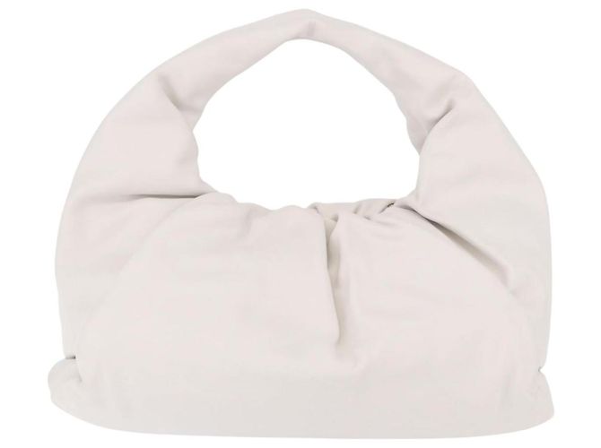 Borsa a Spalla BOTTEGA VENETA in Pelle Bianco Argento Auth BA13763M - vista 2