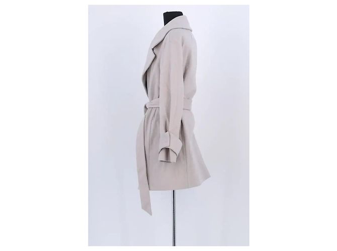 Paule Ka Abrigo de lana beige - vista 3