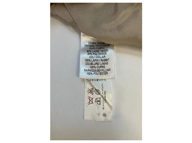 Paule Ka Abrigo de lana beige - vista 6