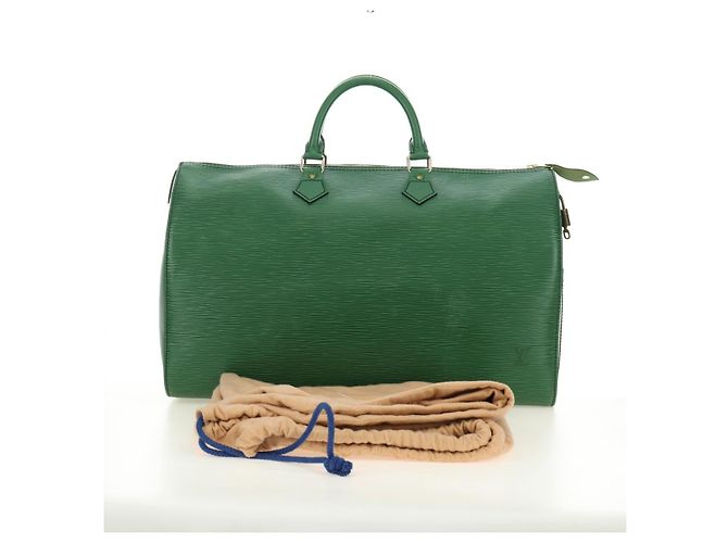 Borsa LOUIS VUITTON Epi Speedy 40 Verde M42984 LV Auth 190174V - vista 12