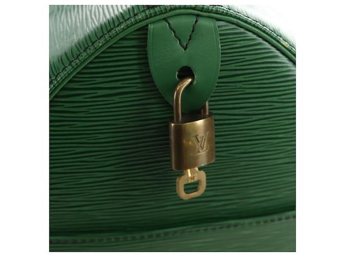 Borsa LOUIS VUITTON Epi Speedy 40 Verde M42984 LV Auth 190174V - vista 20