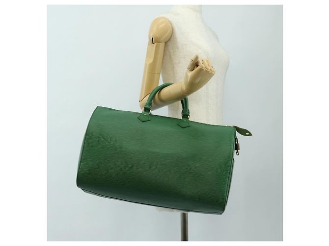 Borsa LOUIS VUITTON Epi Speedy 40 Verde M42984 LV Auth 190174V - vista 27