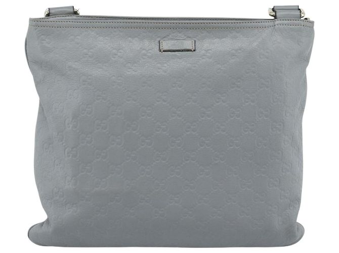 Borsa a tracolla GUCCI GG Canvas Guccissima in pelle Grigio Oro 201446 Auth mr2782A Marrone D'oro - vista 2