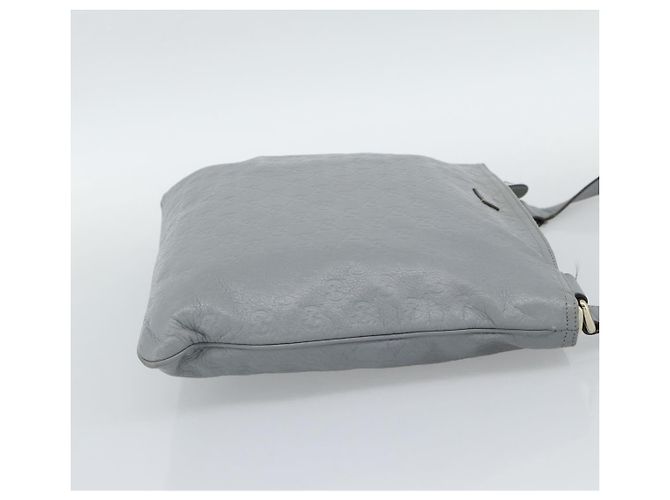Borsa a tracolla GUCCI GG Canvas Guccissima in pelle Grigio Oro 201446 Auth mr2782A Marrone D'oro - vista 5