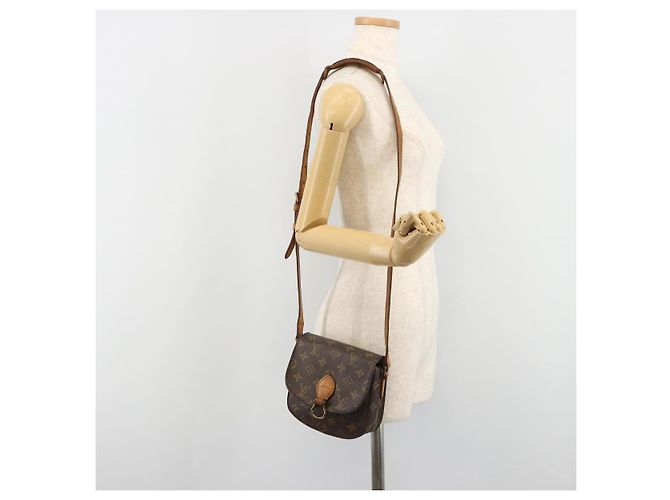 LOUIS VUITTON Borsa a Spalla Monogram Saint Cloud PM M51244 LV Auth ar14024 Monogramma - vista 24