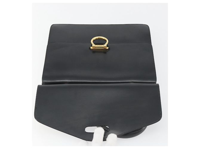 Céline Borsa CELINE in pelle nera e oro Auth mr2665V Nero D'oro - vista 10