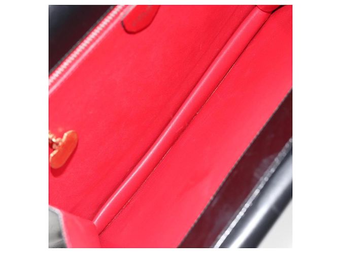 Céline Borsa CELINE in pelle nera e oro Auth mr2665V Nero D'oro - vista 11
