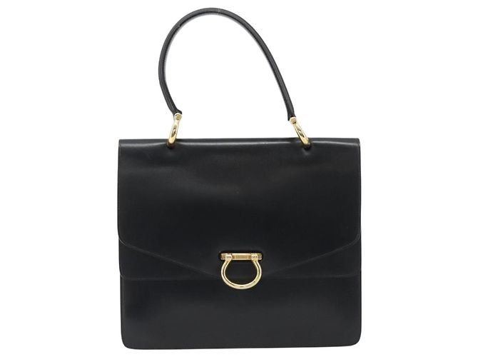 Céline Borsa CELINE in pelle nera e oro Auth mr2665V Nero D'oro - vista 13