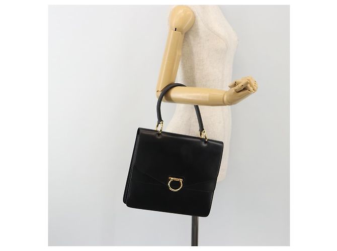 Céline Borsa CELINE in pelle nera e oro Auth mr2665V Nero D'oro - vista 24