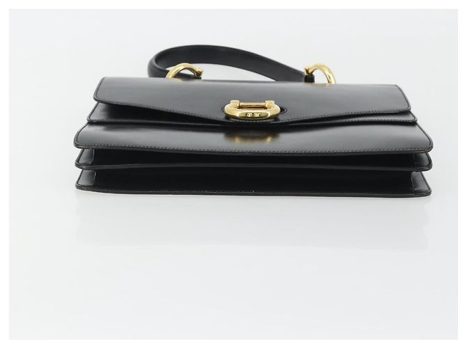 Céline Borsa CELINE in pelle nera e oro Auth mr2665V Nero D'oro - vista 5