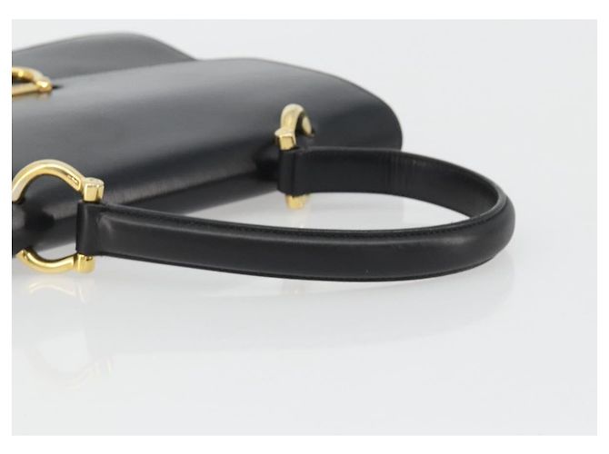 Céline Borsa CELINE in pelle nera e oro Auth mr2665V Nero D'oro - vista 7