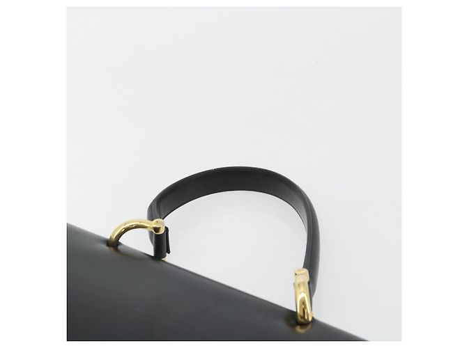 Céline Borsa CELINE in pelle nera e oro Auth mr2665V Nero D'oro - vista 8