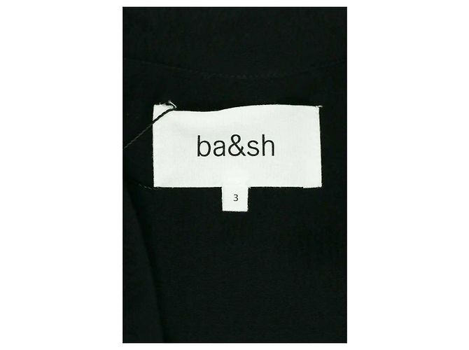 Ba&Sh Schwarzes Viskose Kleid - Ansicht 5