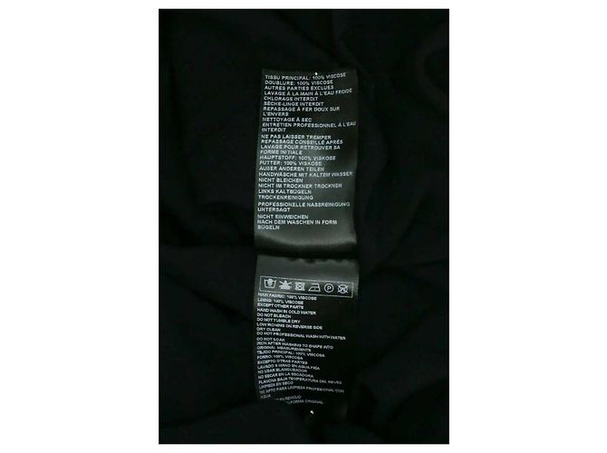 Ba&Sh Schwarzes Viskose Kleid - Ansicht 6