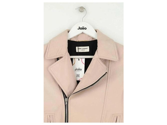 Saint Laurent Lederjacke Rosa Pink - Ansicht 2
