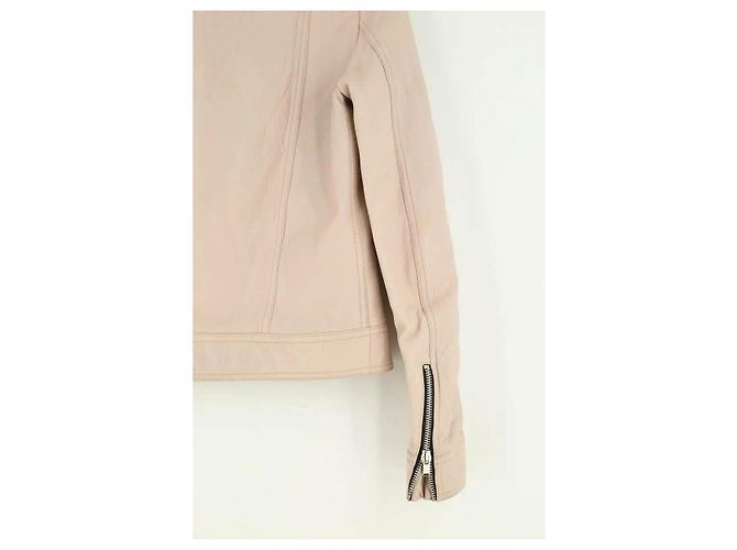 Saint Laurent Lederjacke Rosa Pink - Ansicht 4