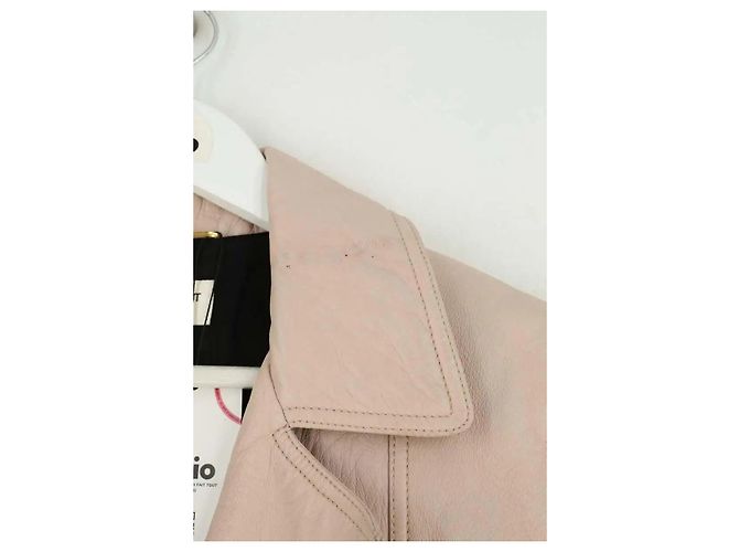 Saint Laurent Lederjacke Rosa Pink - Ansicht 5