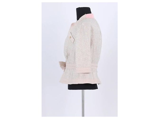 Chaqueta Louis Vuitton beige de viscosa - vista 3