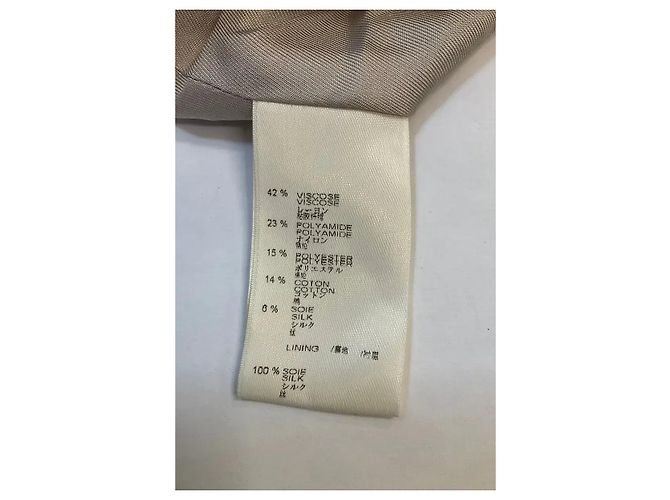 Chaqueta Louis Vuitton beige de viscosa - vista 6