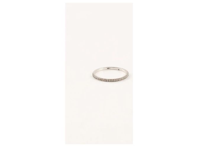 Anello David Yurman in oro bianco e diamanti Argento - vista 4