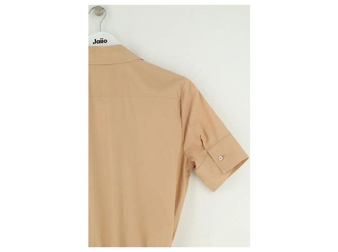 Valentino Cotton Dress Camel - view 4