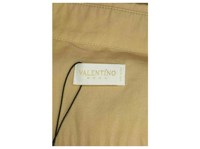 Valentino Cotton Dress Camel - view 5