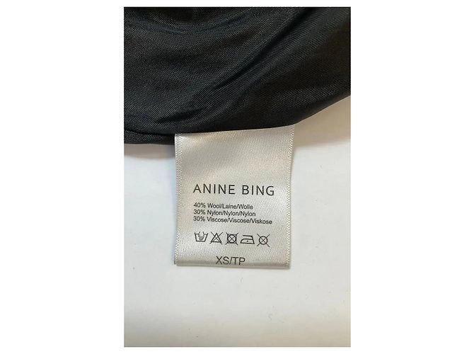 Anine Bing Schwarze Wolljacke - Ansicht 6