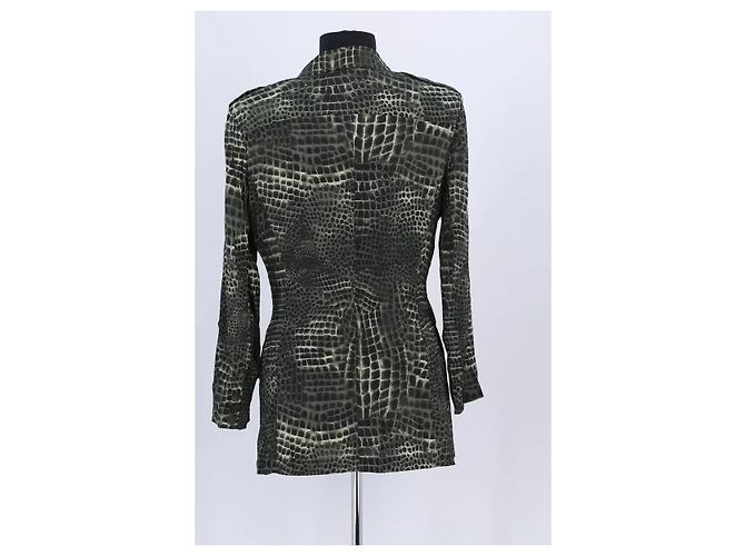 Georges Rech Grüne Seidenjacke - Ansicht 4