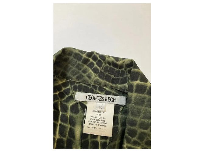 Georges Rech Grüne Seidenjacke - Ansicht 5