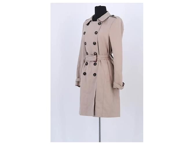 Gerard Darel Gabardina de algodón beige - vista 2