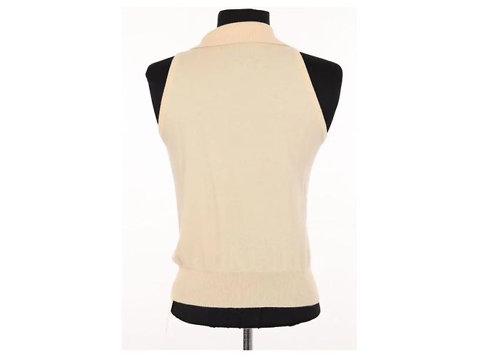 Céline Jersey sin mangas beige - vista 4