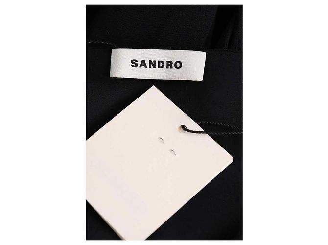Schwarzes Kleid von Sandro Größe S - Ansicht 5
