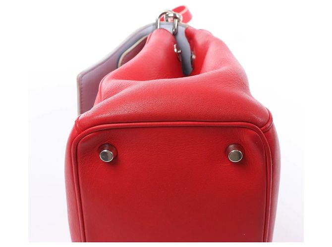 Borsa a 2 vie Be Dior in pelle piccola, rosso Blu - vista 10