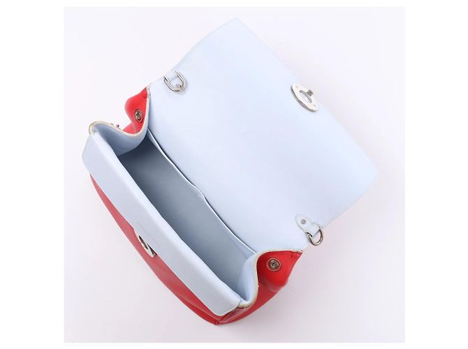 Borsa a 2 vie Be Dior in pelle piccola, rosso Blu - vista 14