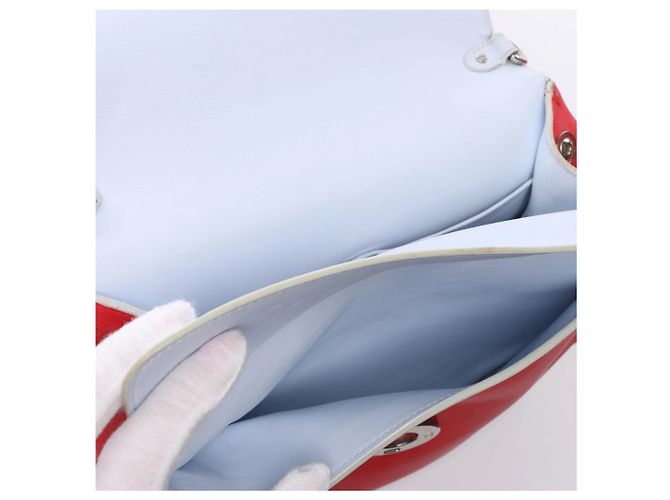 Borsa a 2 vie Be Dior in pelle piccola, rosso Blu - vista 16