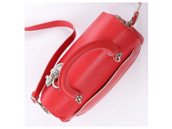 Borsa a 2 vie Be Dior in pelle piccola, rosso Blu - vista 7
