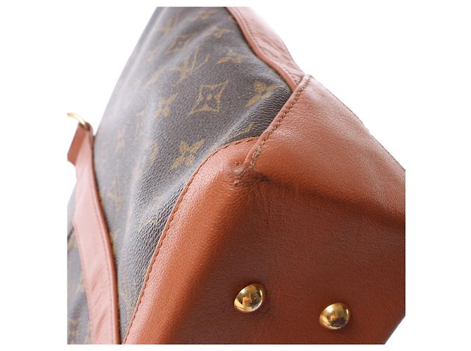 Borsa Louis Vuitton Weekend PM Monogram Canvas Marrone M42425 - vista 12
