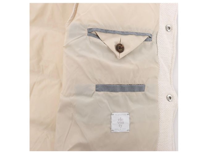 Autre Marque Chaleco de lino y algodón Eleventy en Beige, Talla 50 IT - vista 13