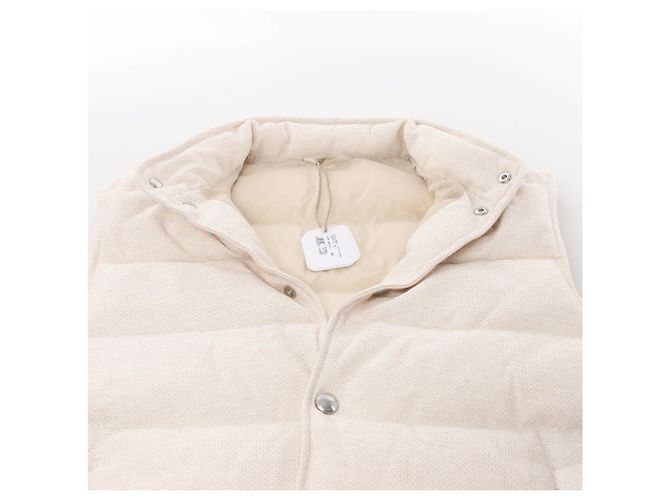 Autre Marque Chaleco de lino y algodón Eleventy en Beige, Talla 50 IT - vista 2