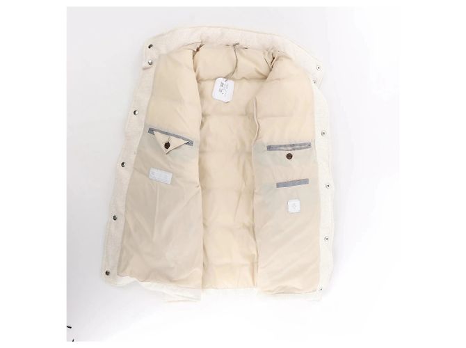 Autre Marque Chaleco de lino y algodón Eleventy en Beige, Talla 50 IT - vista 3