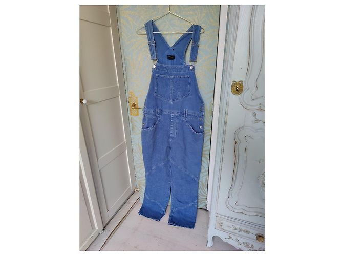 Salopette vaquera Isabel Marant mod Eliama Azul - vista 3