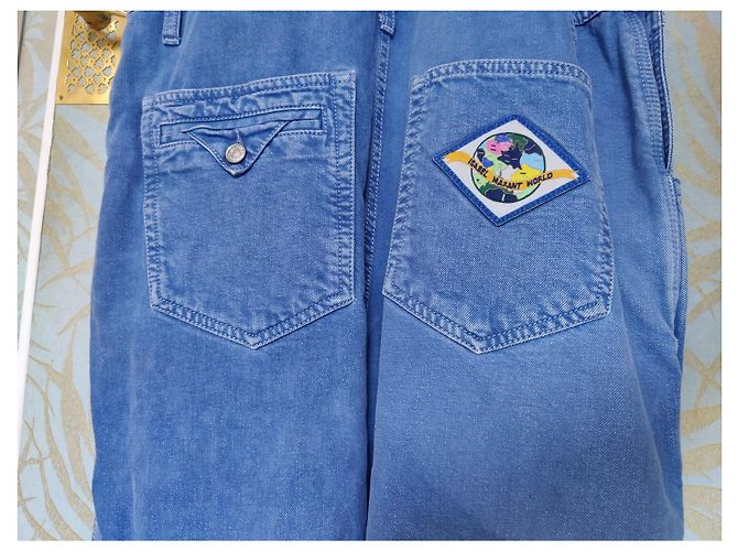 Salopette vaquera Isabel Marant mod Eliama Azul - vista 4