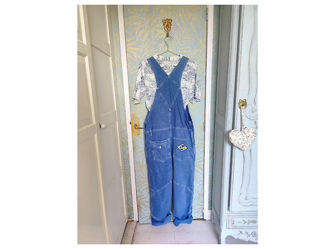 Salopette vaquera Isabel Marant mod Eliama Azul - vista 5