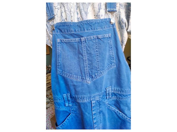 Salopette vaquera Isabel Marant mod Eliama Azul - vista 6