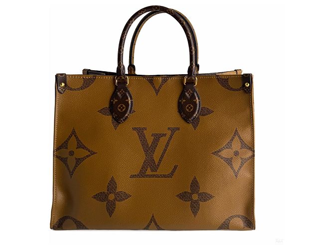 Louis Vuitton Borsa a tracolla Onthego MM Canvas Monogram Giant
Monogram Reverse Marrone - vista 2