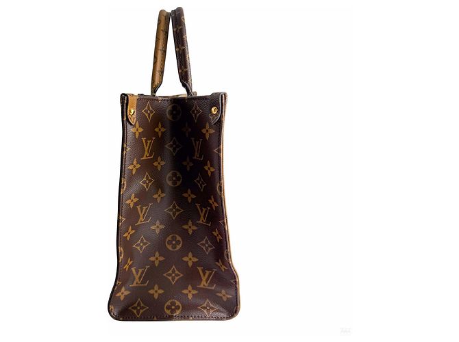 Louis Vuitton Borsa a tracolla Onthego MM Canvas Monogram Giant
Monogram Reverse Marrone - vista 4