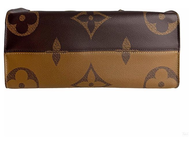 Louis Vuitton Borsa a tracolla Onthego MM Canvas Monogram Giant
Monogram Reverse Marrone - vista 5