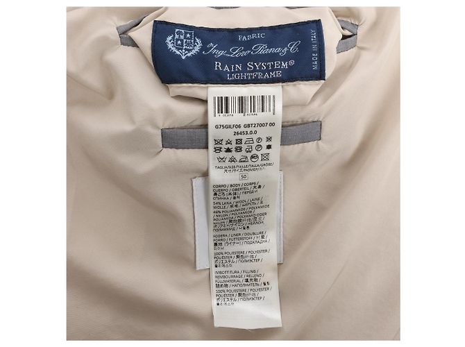 Autre Marque Chaleco de lana con capucha Eleventy, Beige, Talla 50 IT - vista 12